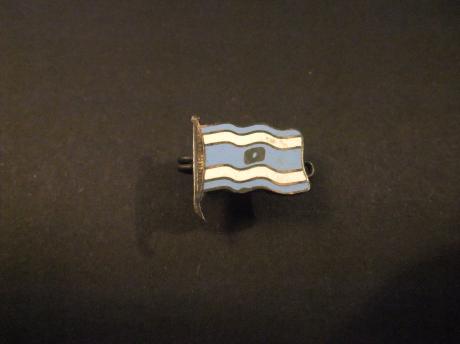 Scheepsvlag onbekend ( O) blauw-wit